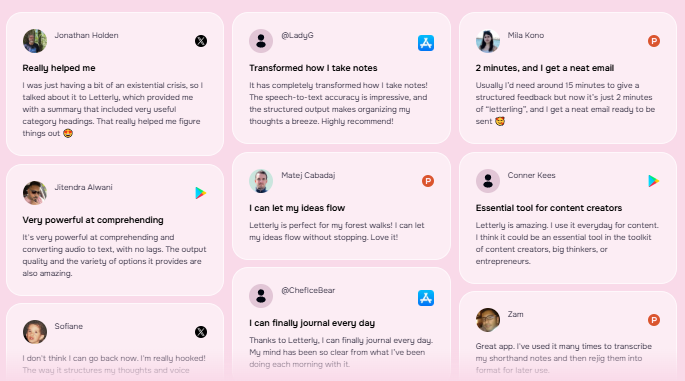 User's Feedback